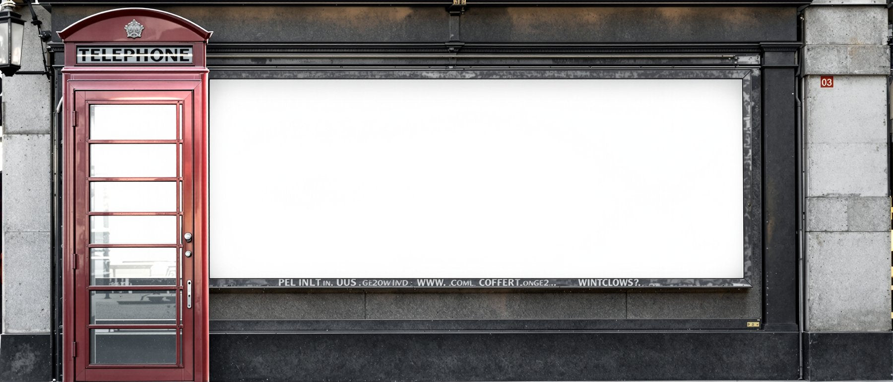 Street Advertising Frame Mockup | Blank Template #200 | Blank Frame Template | High-Res JPG Instant Download | Commercial Use | bulkmockup | MockupBulk