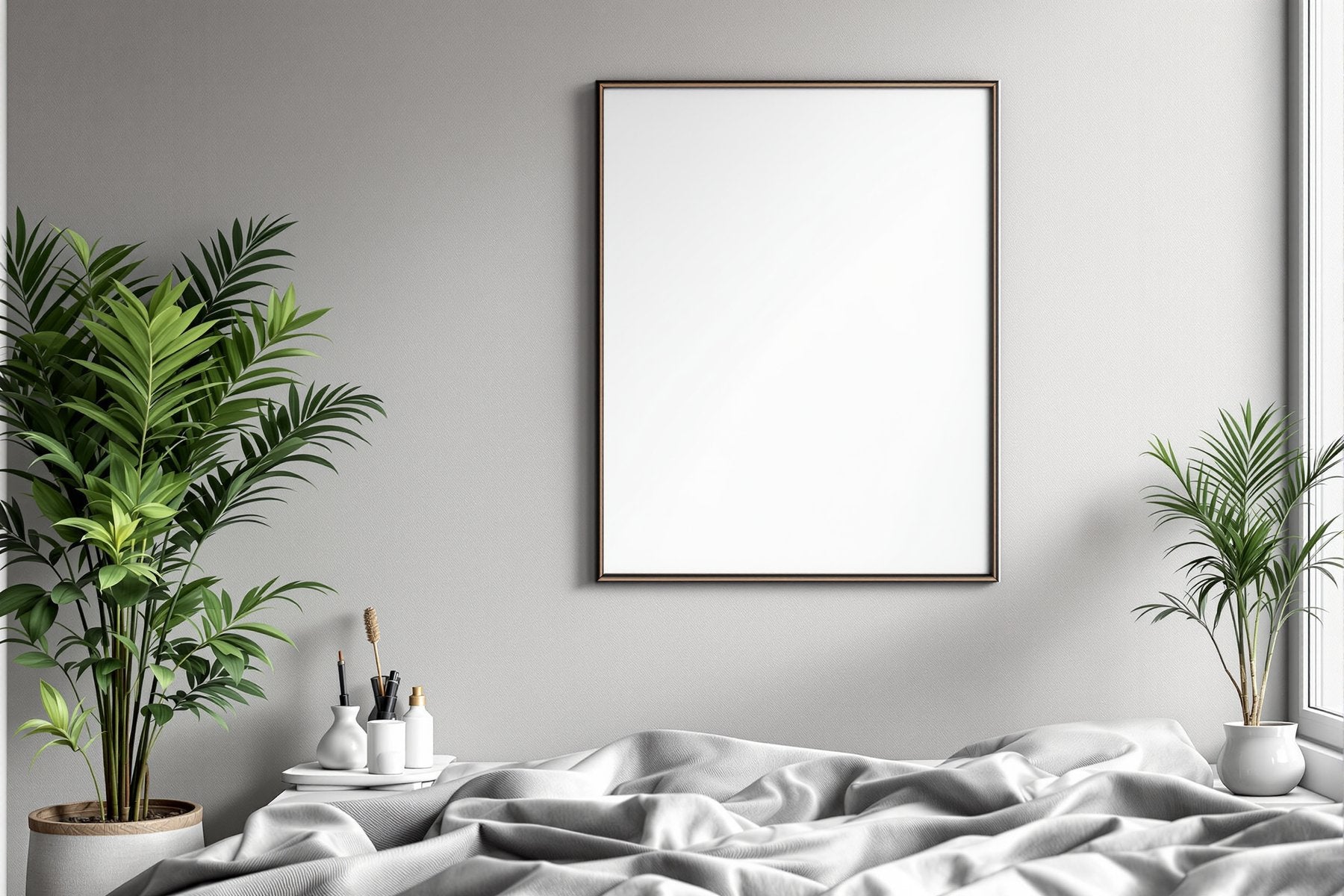 Poster Frame Mockup | Blank Template #001 — Instant bulkmockup Download | Blank Frame JPG Template | Commercial Use | MockupBulk