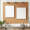 Poster Frame Mockup, Blank Template #004 | bulkmockup Blank Frame Template | High-Res JPG | Commercial Licence | MockupBulk