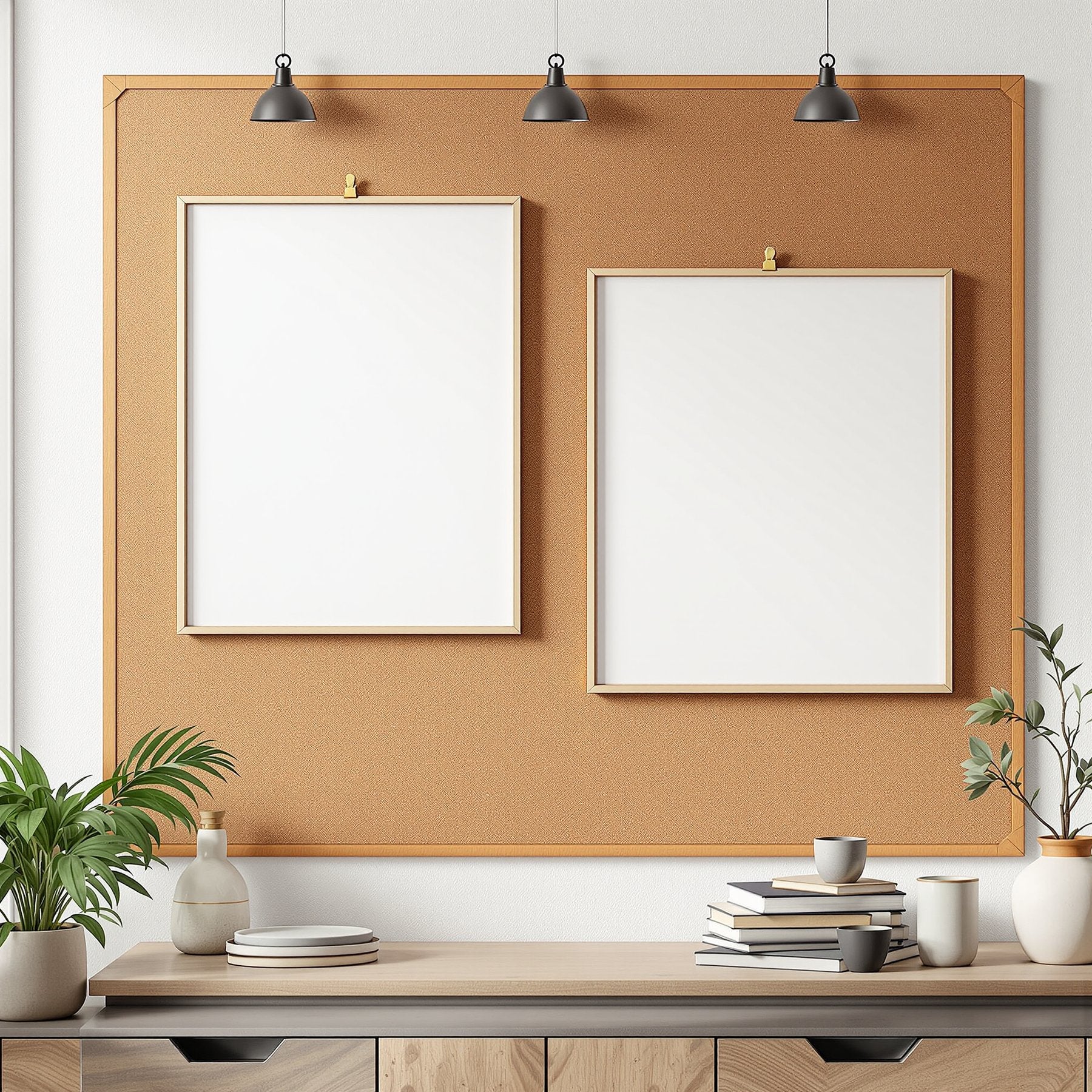 Poster Frame Mockup, Blank Template #004 | bulkmockup Blank Frame Template | High-Res JPG | Commercial Licence | MockupBulk