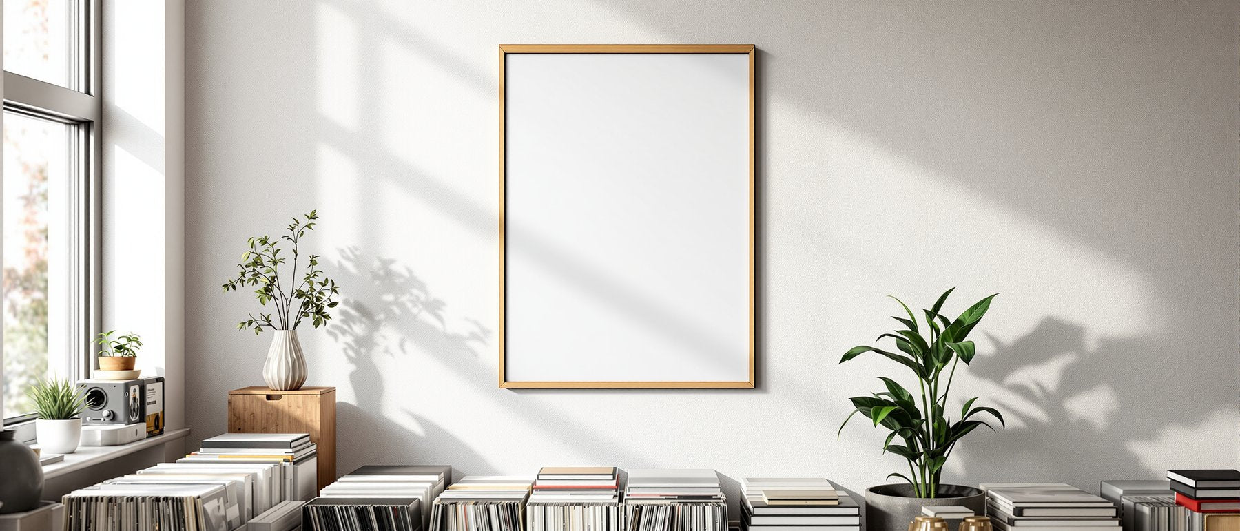 Poster Frame Mockup | Blank Template #007 | Frame Mockup JPG Download | bulkmockup Template | Commercial Licence | MockupBulk