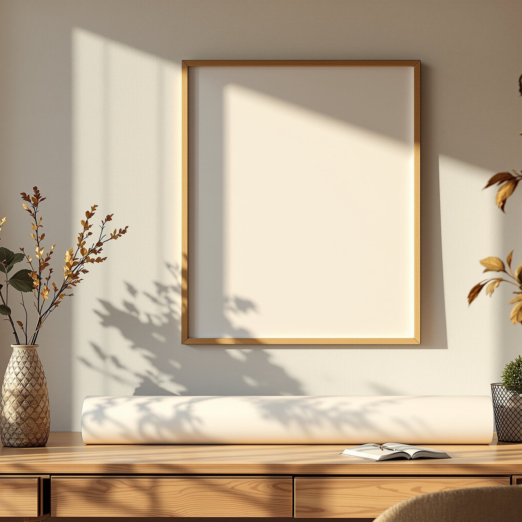 Poster Frame Mockup | Blank Template #015 | Blank Frame Template for Etsy | bulkmockup JPG Download | Commercial Use | MockupBulk