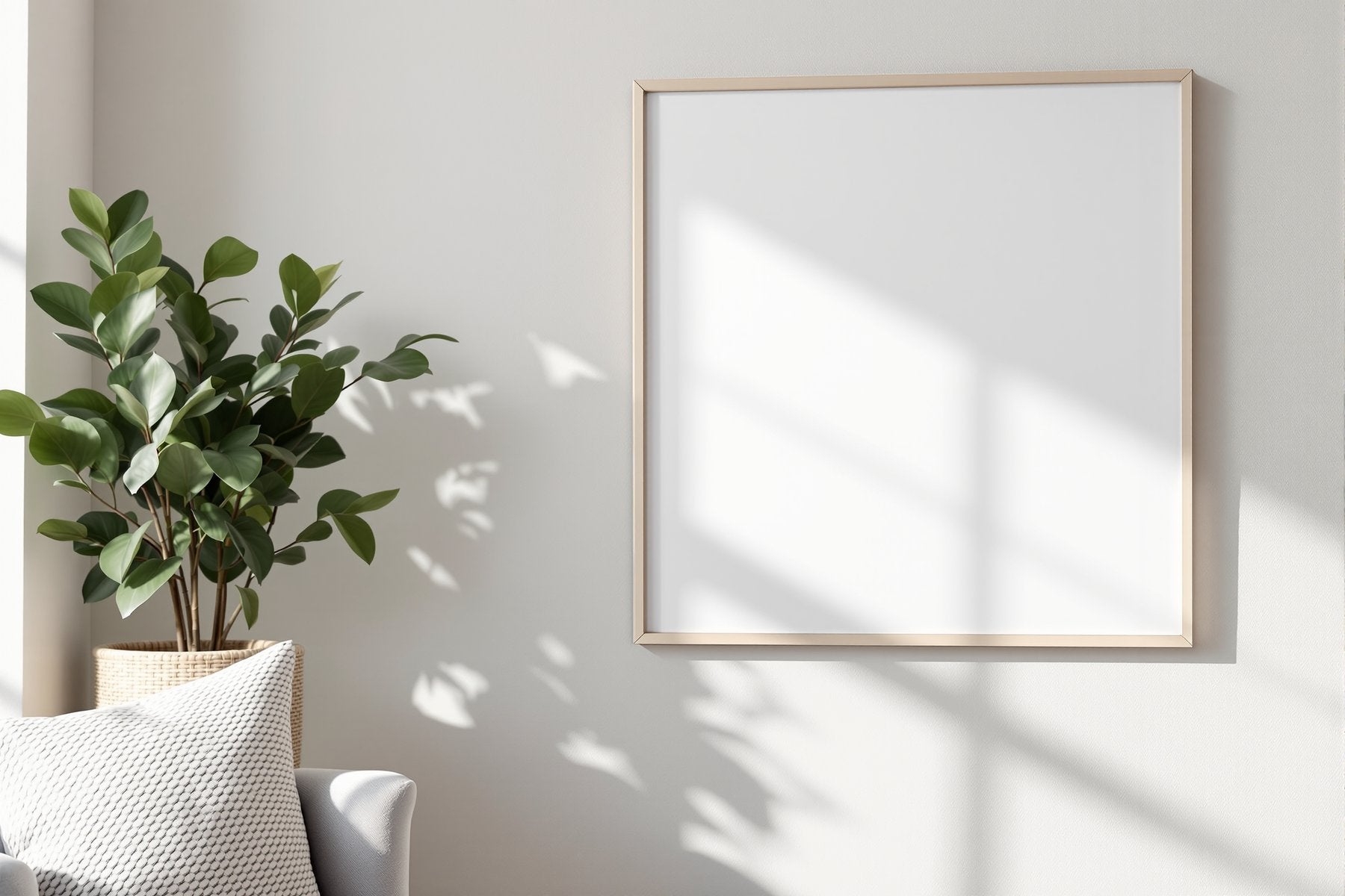 Poster Frame Mockup | Blank Template #018 | Empty Frame Mockup Template | JPG Digital Download | Commercial Licence | bulkmockup Shop
