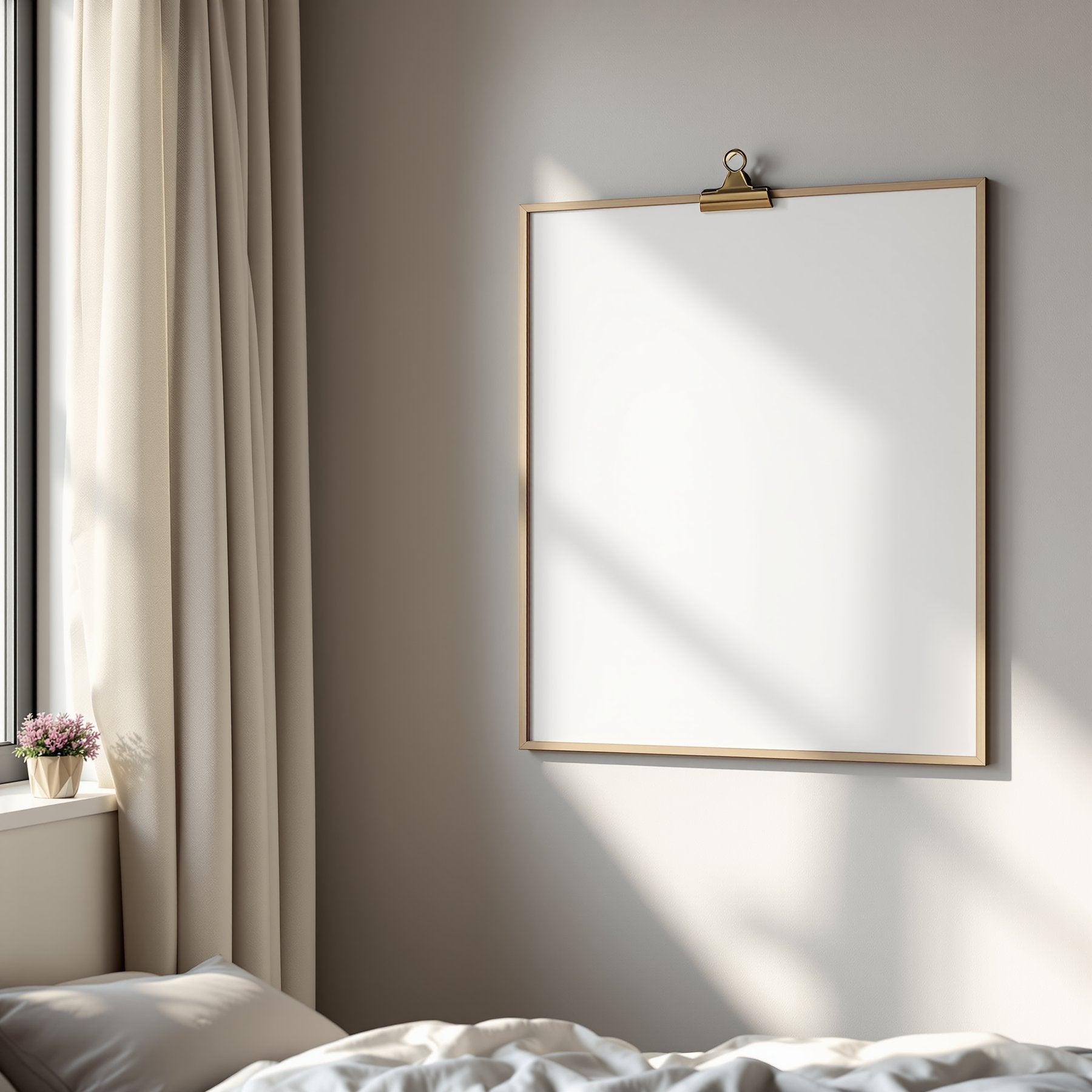 Poster Frame Mockup | Blank Template #026 | Frame Template JPG | Instant bulkmockup Download | Commercial Use | MockupBulk
