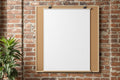 Poster Frame Mockup, Blank Template #030 | bulkmockup Frame Template | Instant Download JPG | Commercial Use | MockupBulk