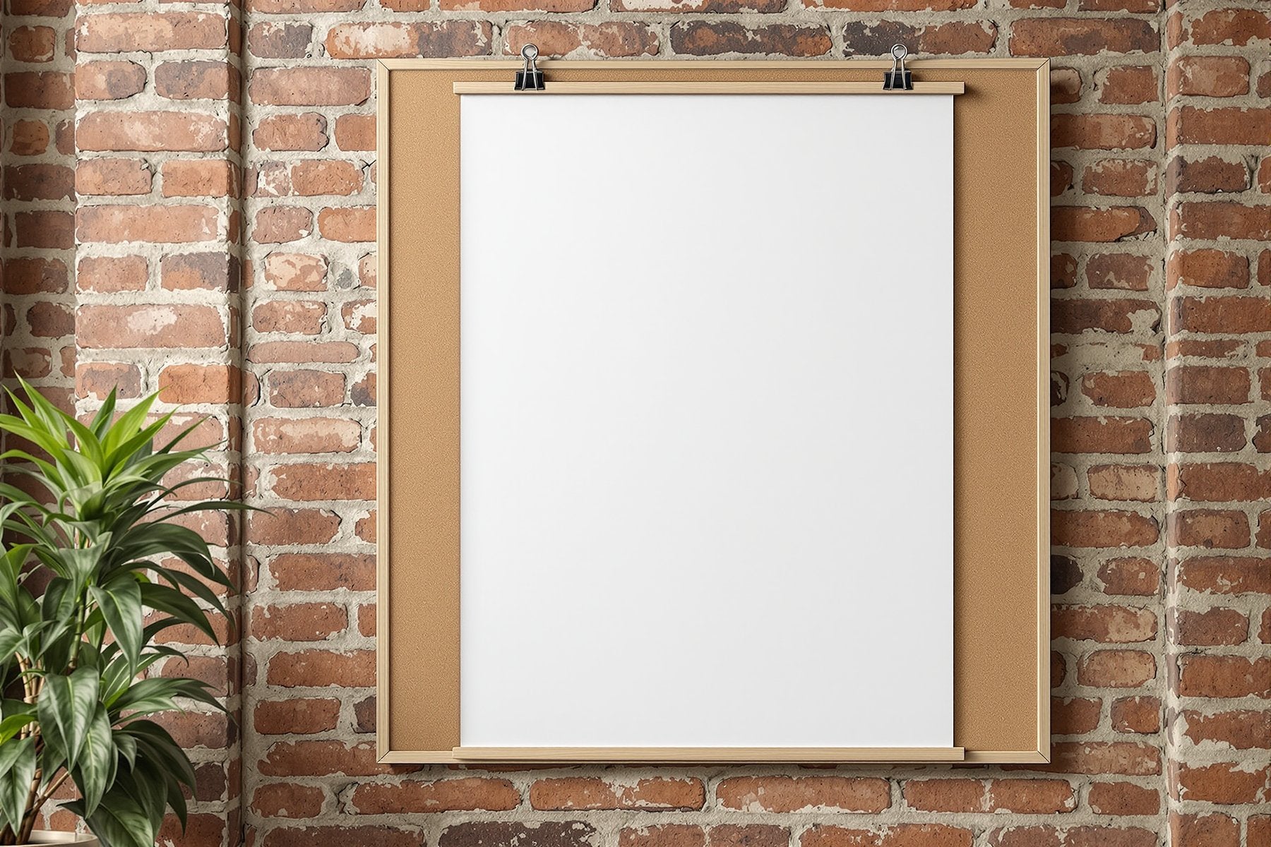 Poster Frame Mockup, Blank Template #030 | bulkmockup Frame Template | Instant Download JPG | Commercial Use | MockupBulk
