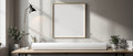 Poster Frame Mockup | Blank Template #036 | bulkmockup Blank Frame Template | High-Res JPG | Commercial Licence | MockupBulk
