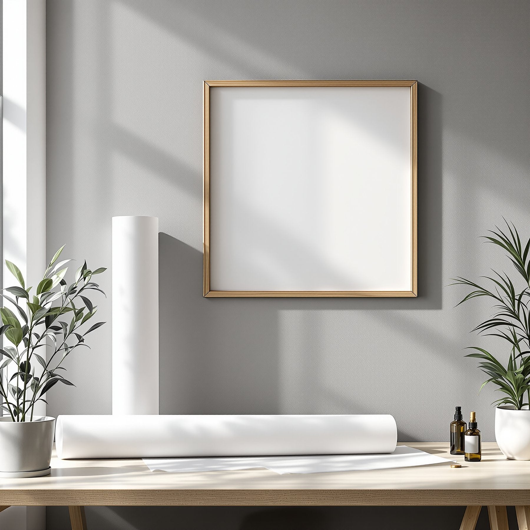 Poster Frame Mockup, Blank Template #040 | bulkmockup Frame Template | Instant Download JPG | Commercial Use | MockupBulk