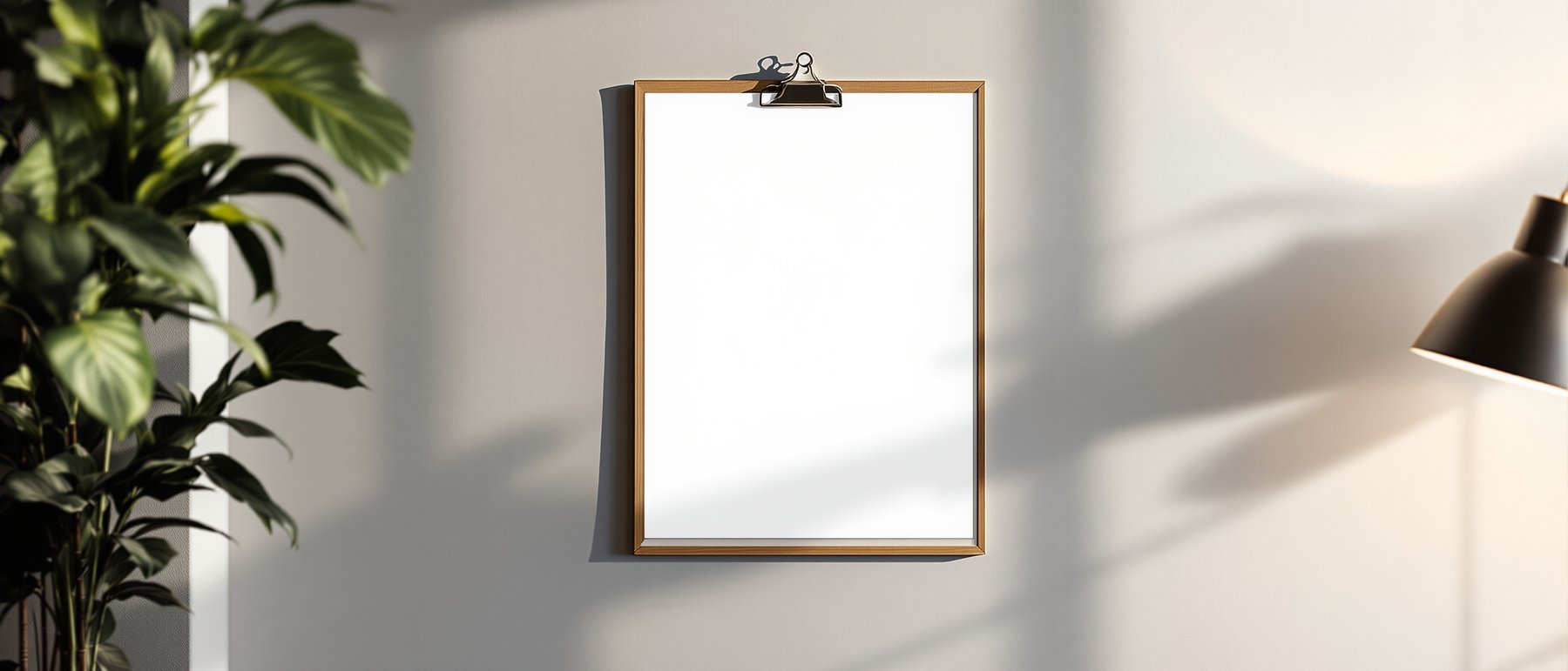 Poster Frame Mockup — Blank Template #041 — Blank Frame Template for Etsy | bulkmockup JPG Download | Commercial Use | MockupBulk