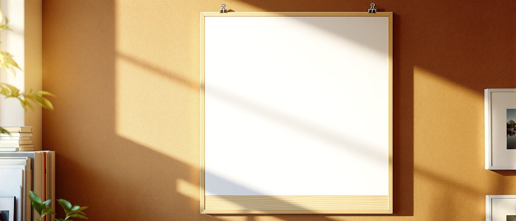 Blank Template #042 Poster Frame Mockup | Print-on-Demand Frame Mockup | bulkmockup JPG | Commercial Licence | MockupBulk
