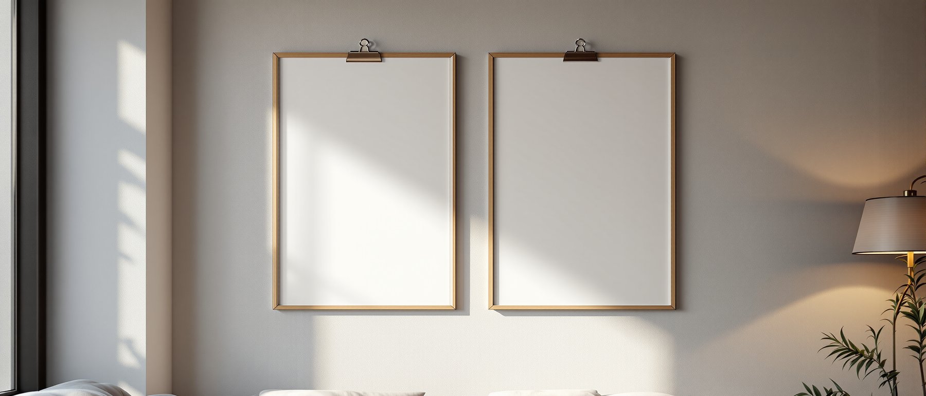 Poster Frame Mockup | Blank Template #046 | Digital Frame Mockup | bulkmockup JPG Download | For POD Etsy Shopify | MockupBulk