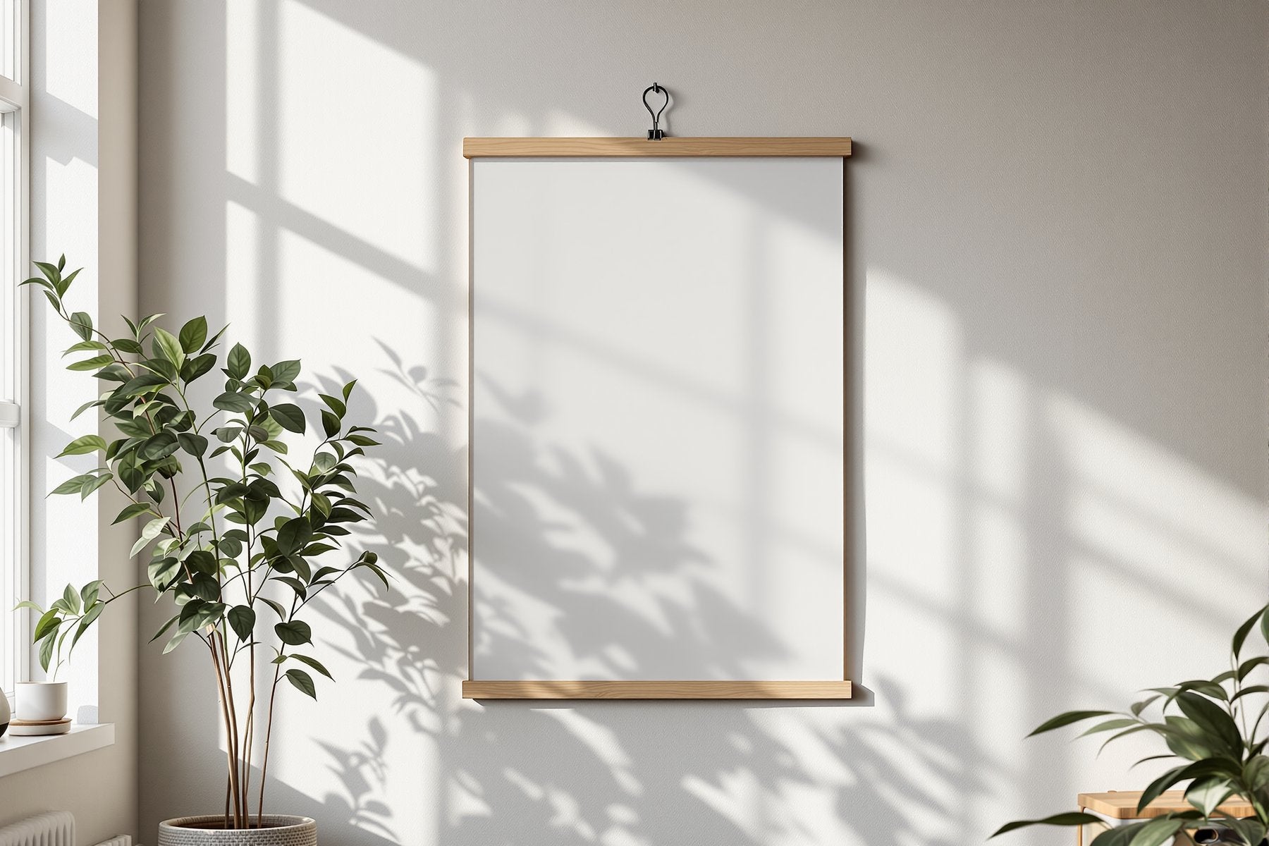 Poster Frame Mockup — Blank Template #048 — High-Res Frame Template JPG | bulkmockup Mockup Store | Commercial Use | MockupBulk