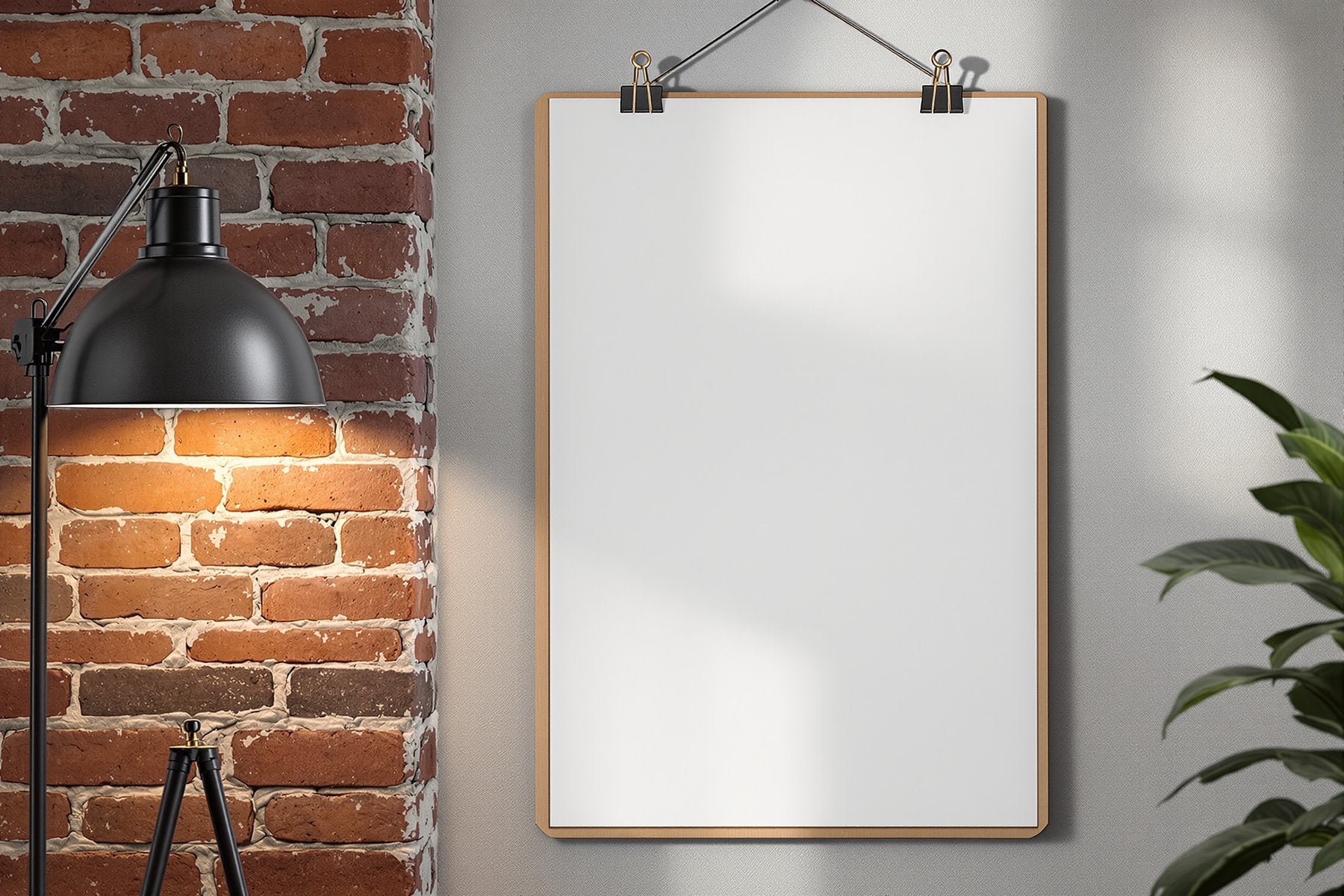 Blank Template #050 Poster Frame Mockup | bulkmockup Digital Download | Blank Frame JPG | Commercial Licence Included | MockupBulk