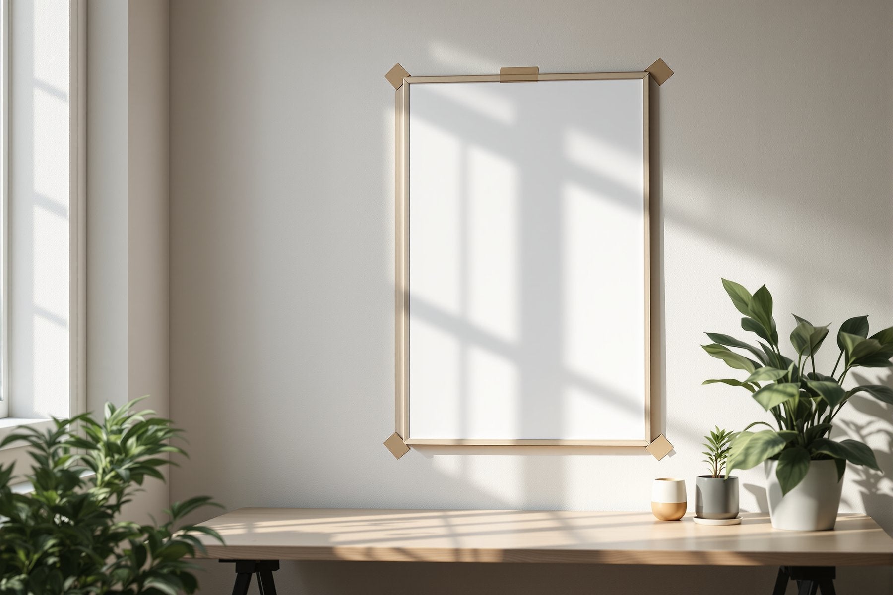 Poster Frame Mockup | Blank Template #051 — bulkmockup Frame Template | Instant Download JPG | Commercial Use | MockupBulk
