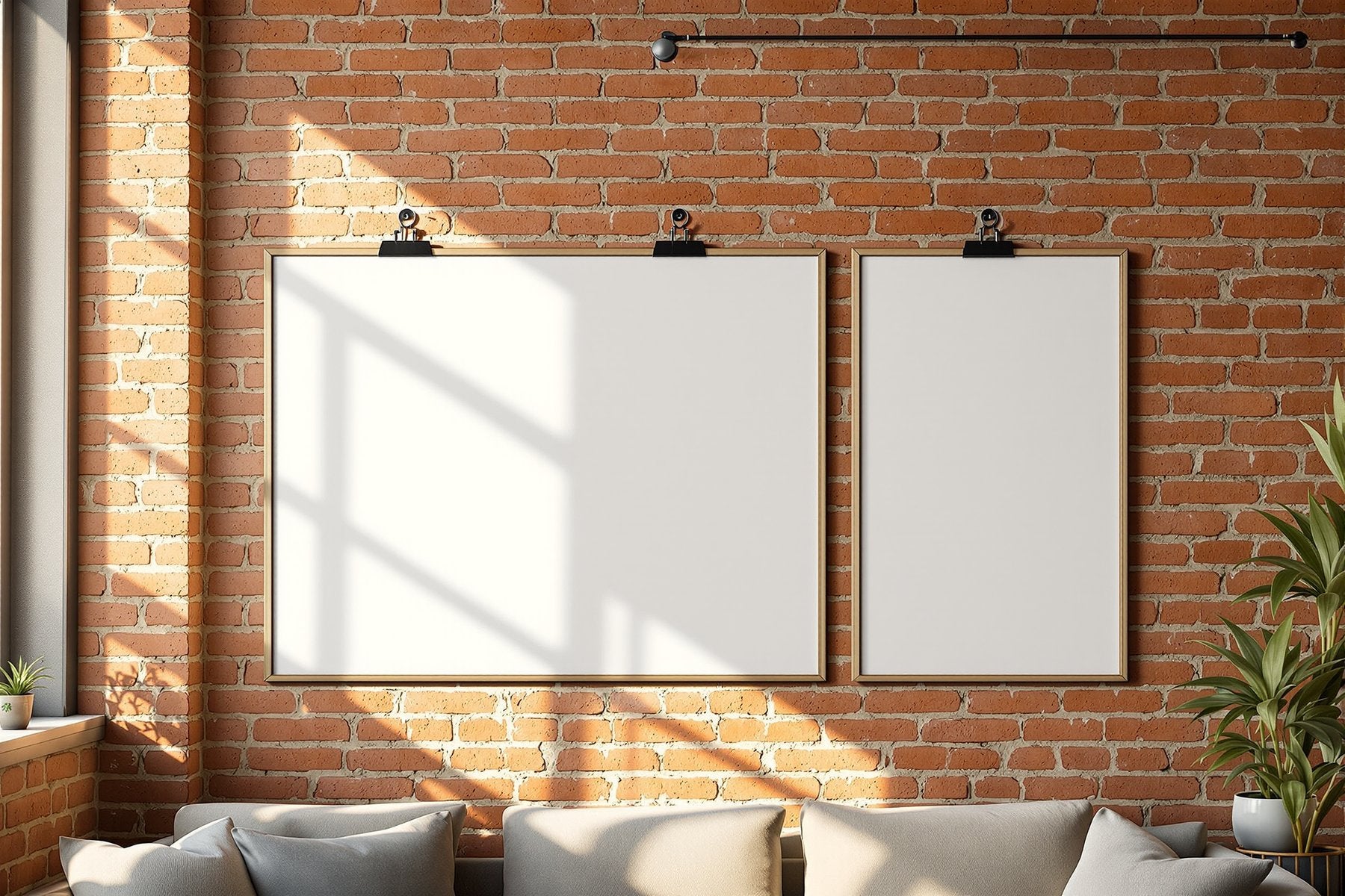 Blank Template #059 Poster Frame Mockup | Blank Frame Mockup JPG | Commercial Licence | bulkmockup Download | MockupBulk