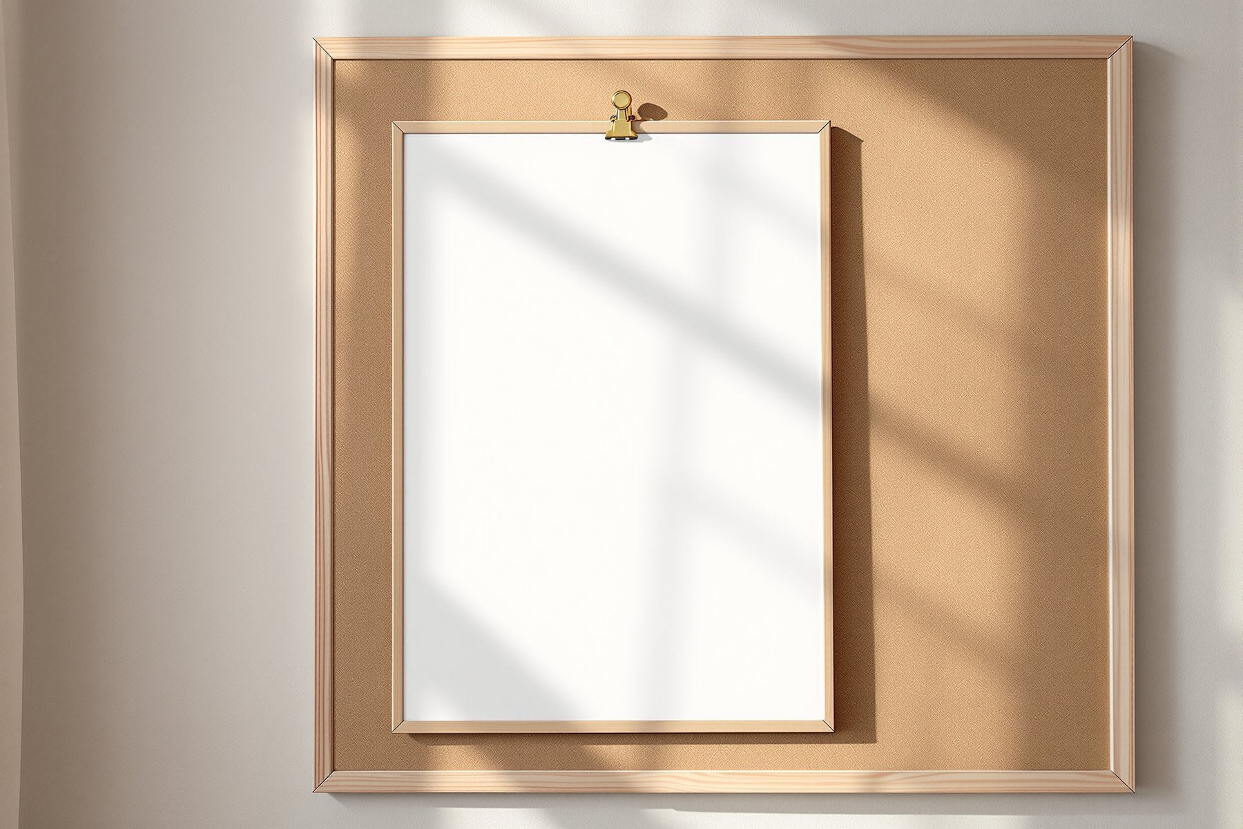 Poster Frame Mockup | Blank Template #060 — bulkmockup Digital Download | Blank Frame JPG | Commercial Licence Included | MockupBulk