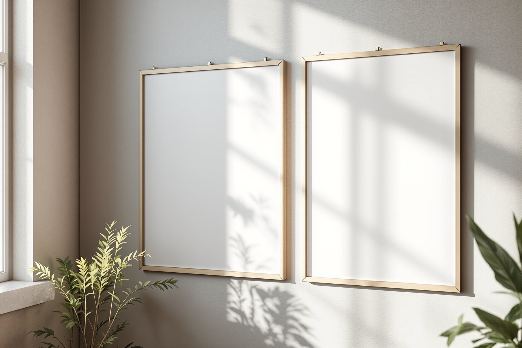 Poster Frame Mockup | Blank Template #081 — High-Res Frame Template JPG | bulkmockup Mockup Store | Commercial Use | MockupBulk