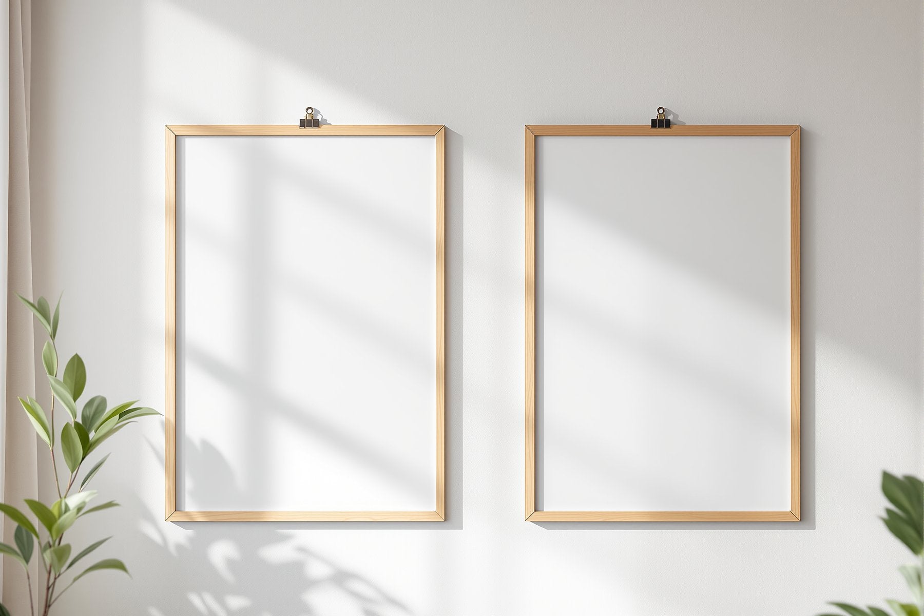 Poster Frame Mockup | Blank Template #083 — Blank Frame Template | High-Res JPG Instant Download | Commercial Use | bulkmockup | MockupBulk