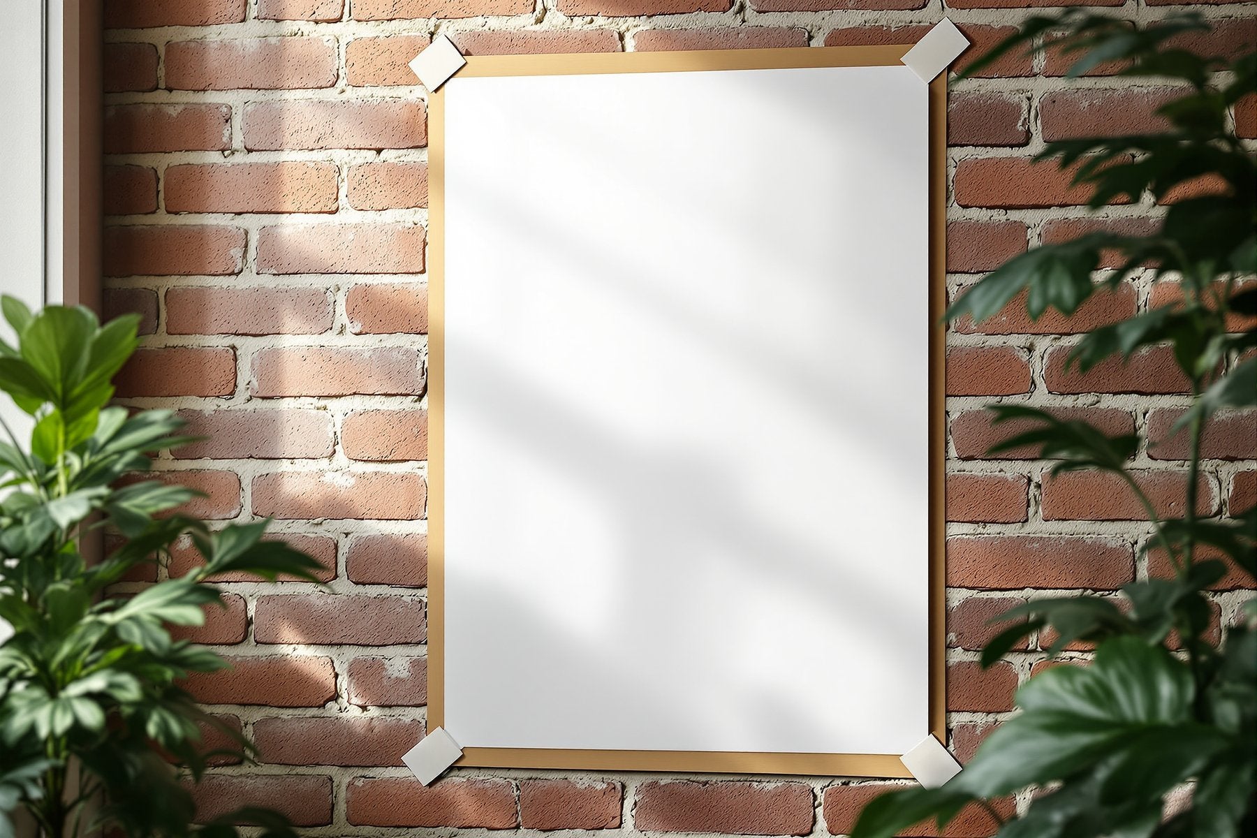 Poster Frame Mockup | Blank Template #089 — Frame Mockup JPG Download | bulkmockup Template | Commercial Licence | MockupBulk