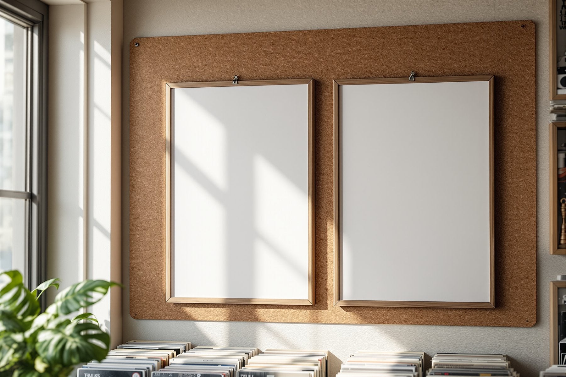Blank Template #090 Poster Frame Mockup | Empty Frame Template | bulkmockup High-Res JPG | Commercial Use Included | MockupBulk