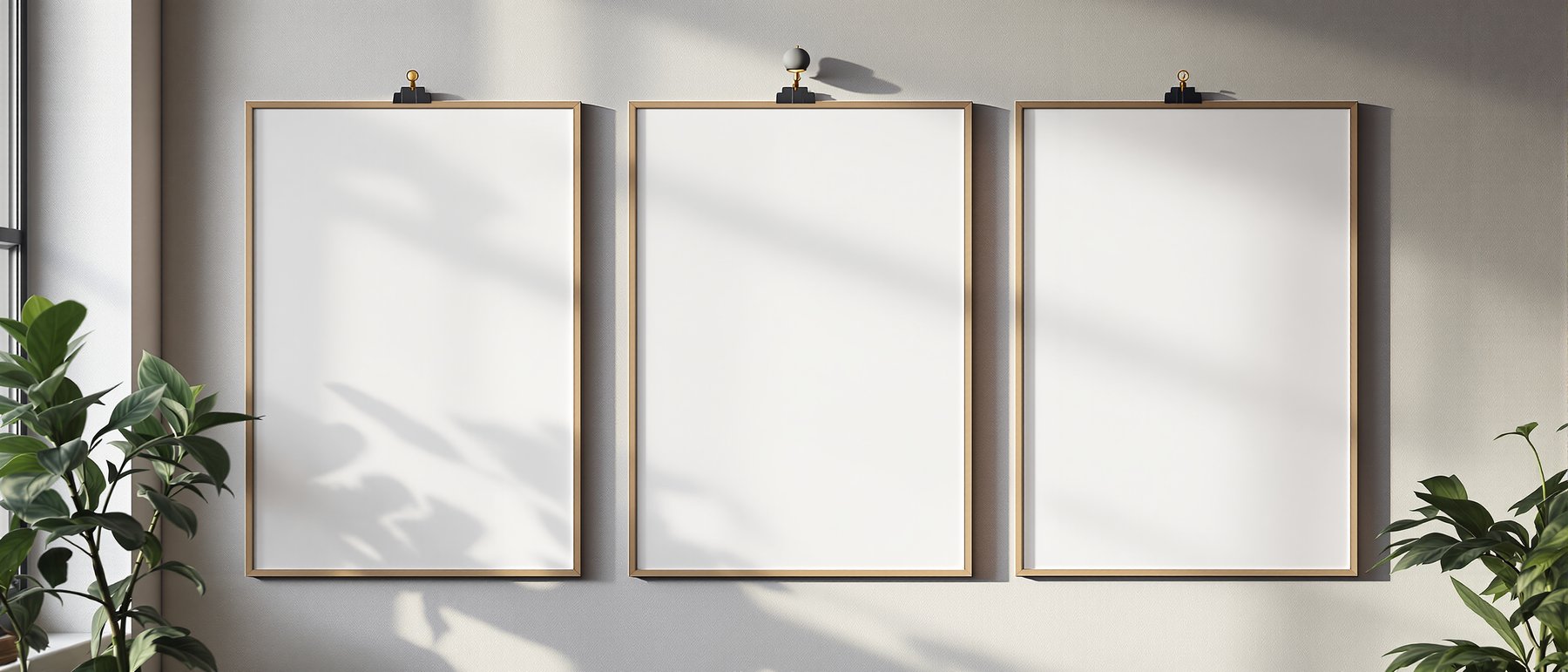Poster Frame Mockup, Blank Template #092 | bulkmockup Digital Download | Blank Frame JPG | Commercial Licence Included | MockupBulk