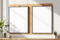 Blank Template #096 Poster Frame Mockup | bulkmockup Blank Frame Template | High-Res JPG | Commercial Licence | MockupBulk