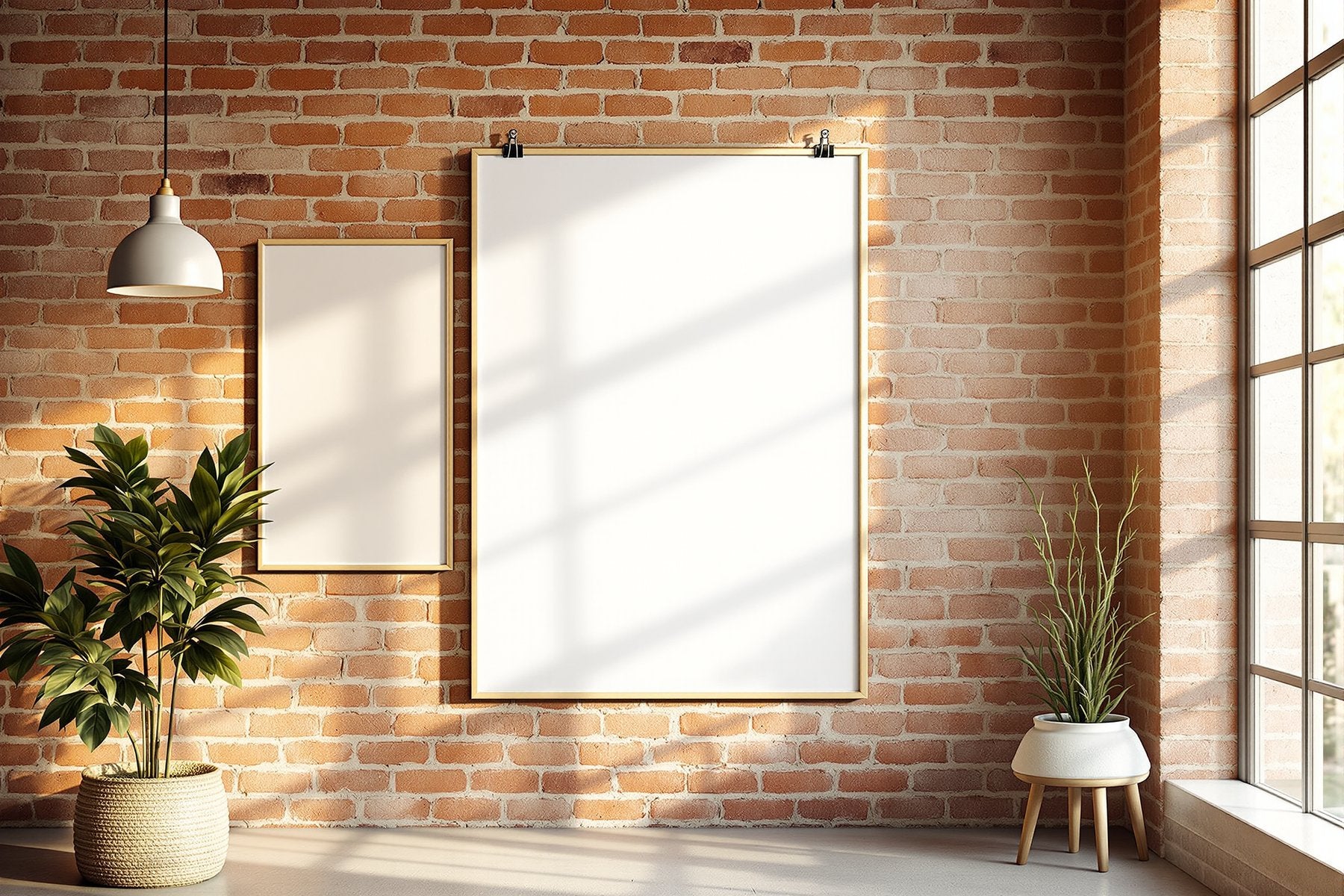 Poster Frame Mockup — Blank Template #100 — High-Resolution JPG | bulkmockup Template | For Etsy POD Print Sellers | MockupBulk