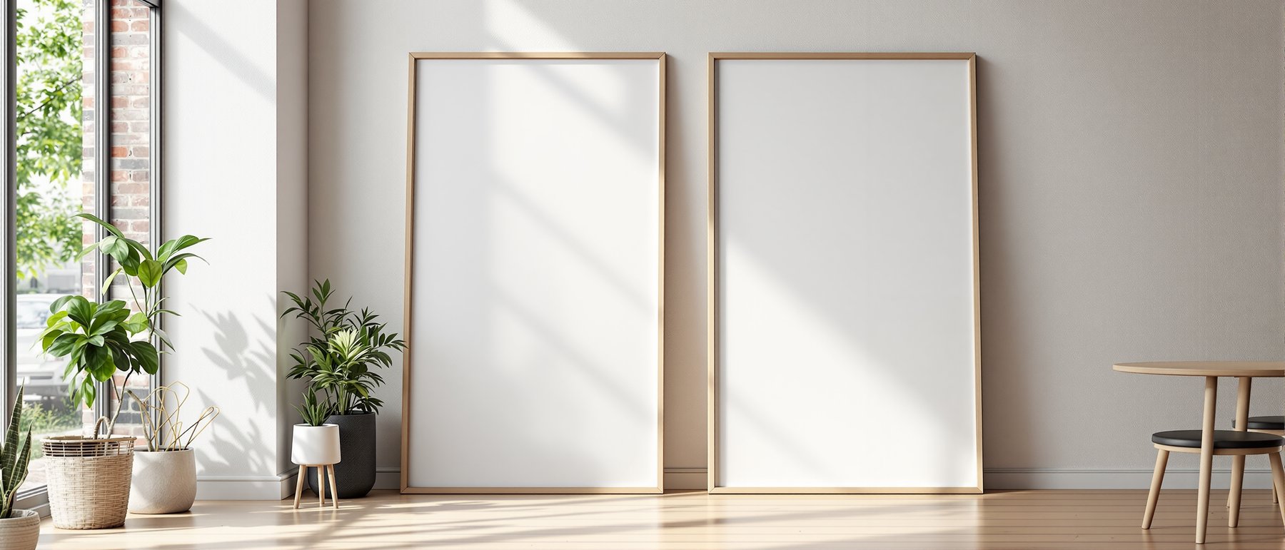 Poster Frame Mockup | Blank Template #110 — Digital Frame Mockup | bulkmockup JPG Download | For POD Etsy Shopify | MockupBulk