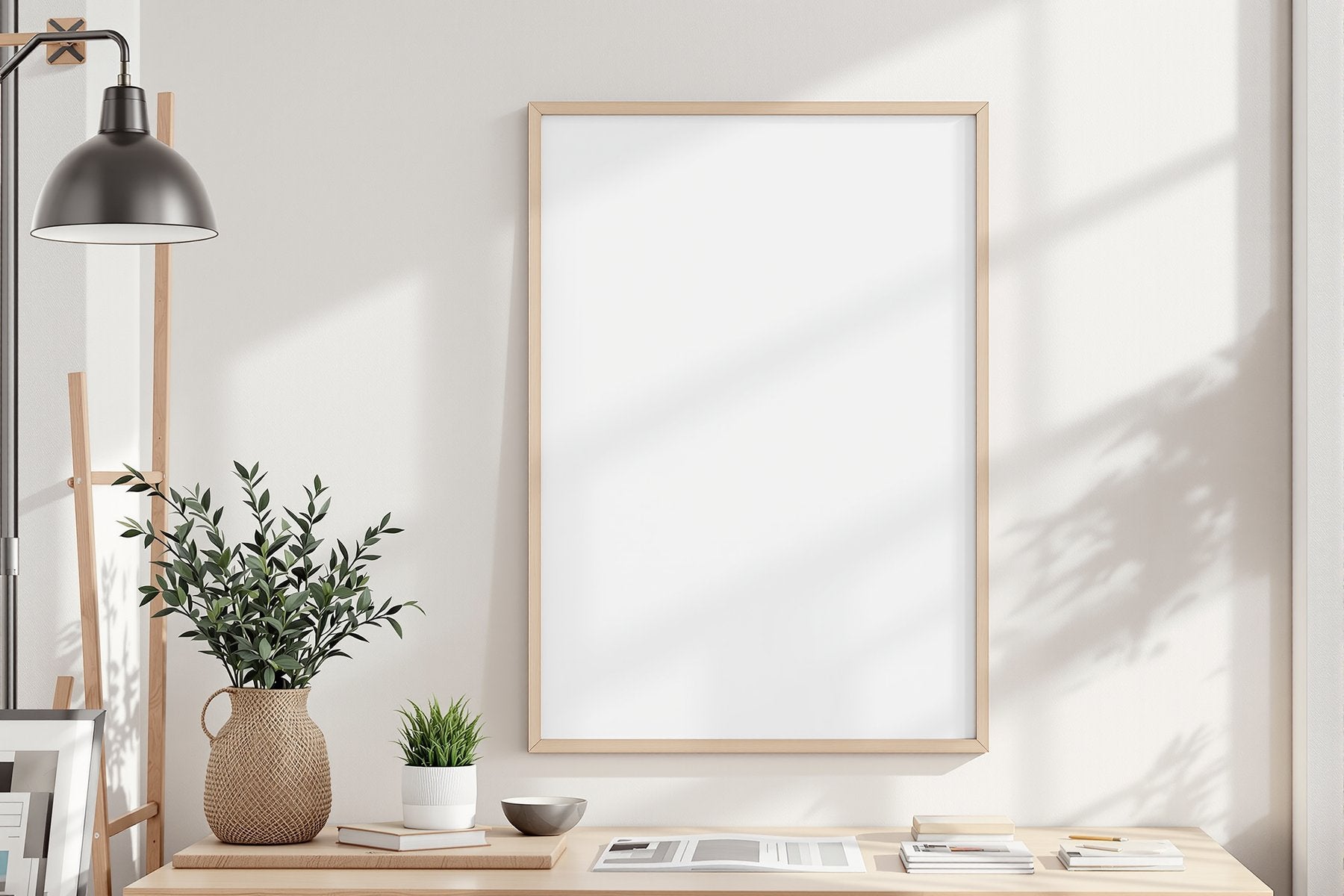 Blank Template #112 Poster Frame Mockup | Instant bulkmockup Download | Blank Frame JPG Template | Commercial Use | MockupBulk