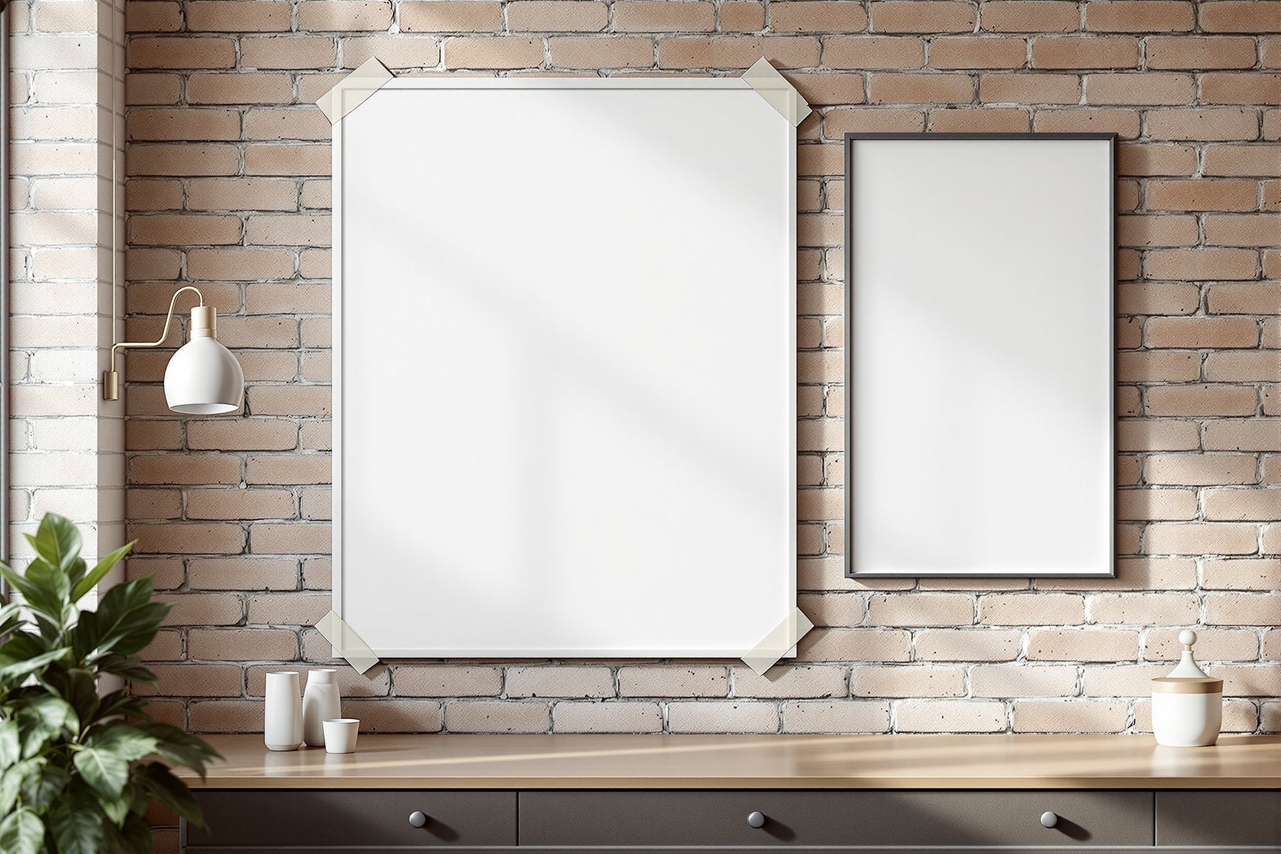 Blank Template #113 Poster Frame Mockup | Empty Frame Mockup Template | JPG Digital Download | Commercial Licence | bulkmockup Shop