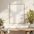 Poster Frame Mockup, Blank Template #115 | Empty Frame Template | bulkmockup High-Res JPG | Commercial Use Included | MockupBulk