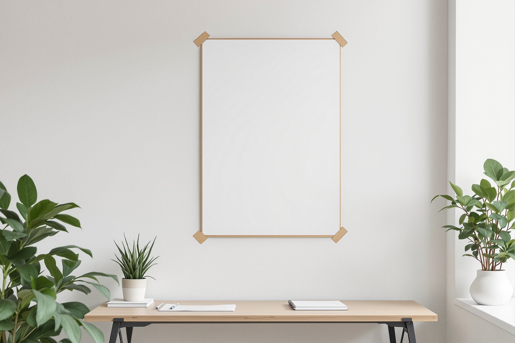 Poster Frame Mockup — Blank Template #116 — Digital Frame Mockup | bulkmockup JPG Download | For POD Etsy Shopify | MockupBulk