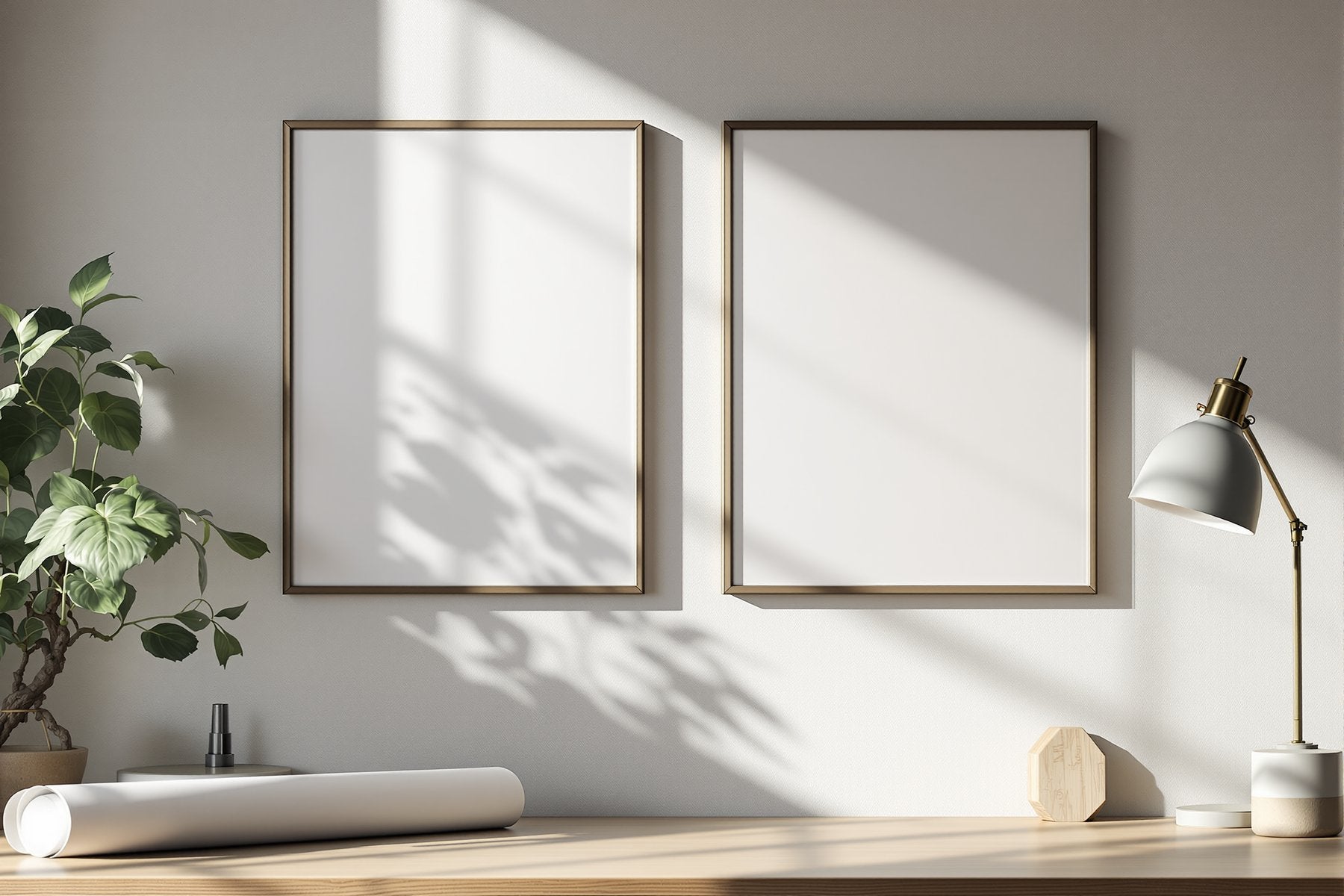 Blank Template #118 Poster Frame Mockup | Blank Frame Mockup JPG | Commercial Licence | bulkmockup Download | MockupBulk