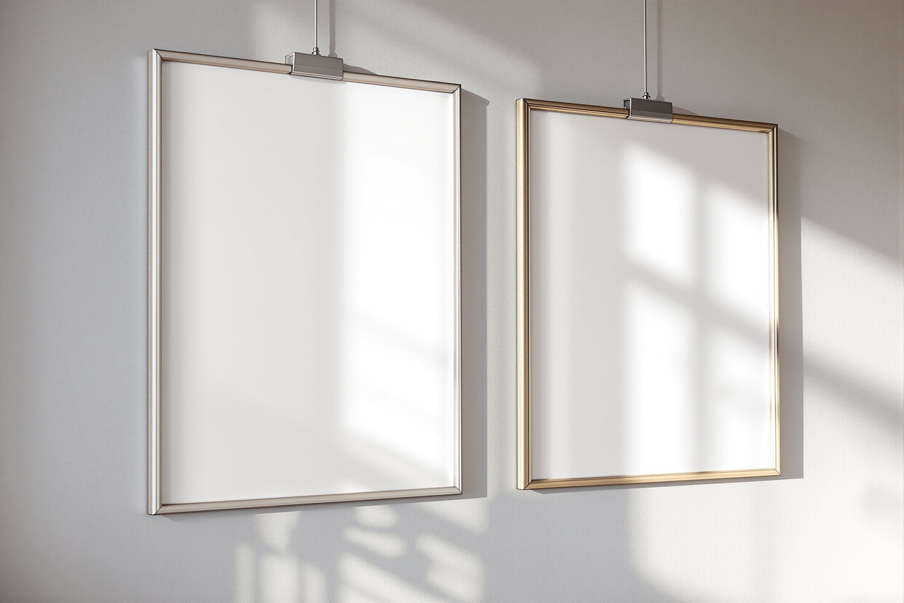 Poster Frame Mockup | Blank Template #120 | Empty Frame Template | bulkmockup High-Res JPG | Commercial Use Included | MockupBulk