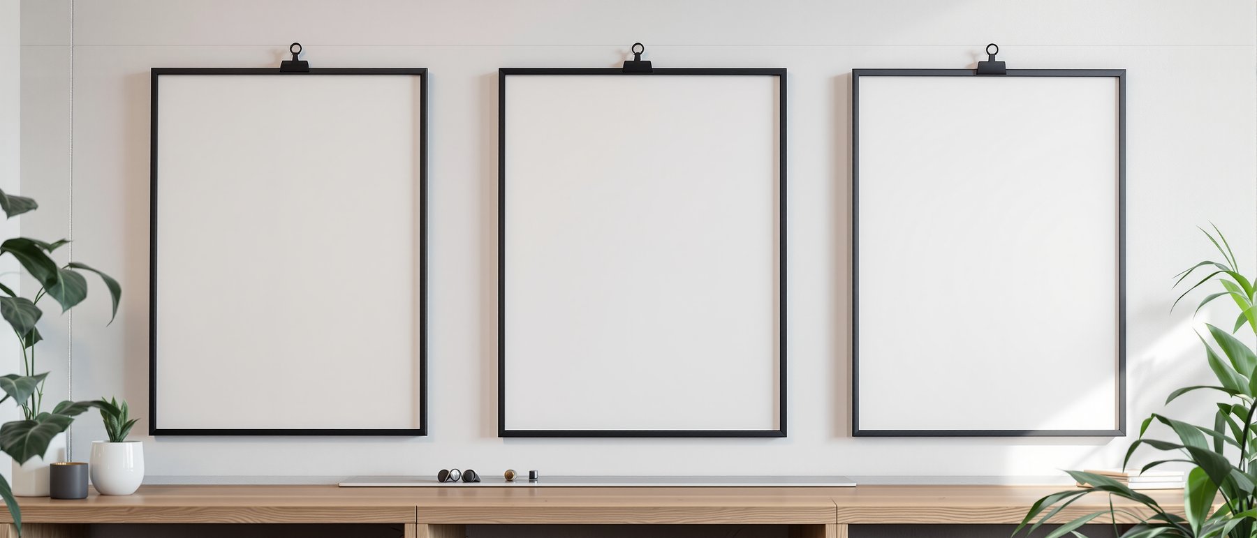 Poster Frame Mockup, Blank Template #121 | Empty Frame Mockup Template | JPG Digital Download | Commercial Licence | bulkmockup Shop