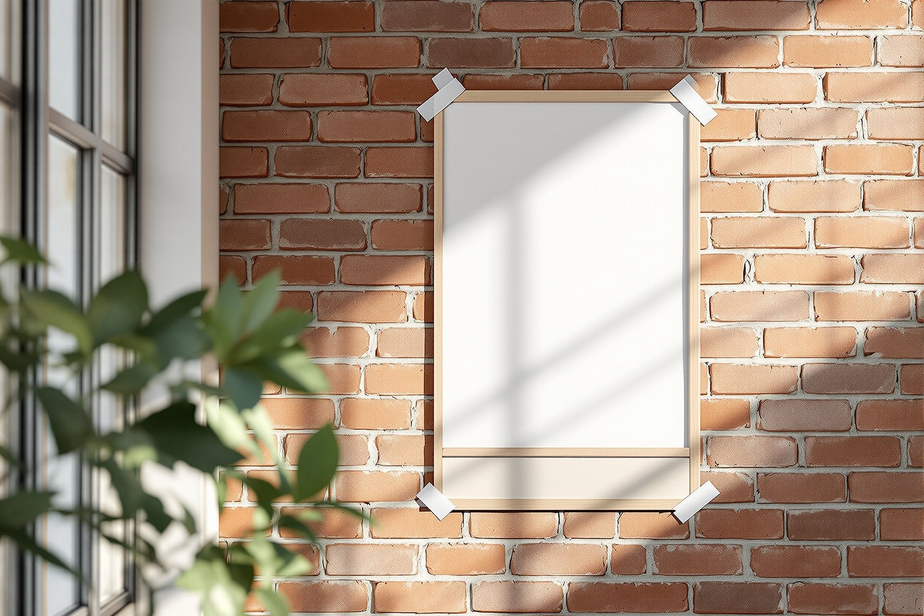 Poster Frame Mockup | Blank Template #124 | Digital Frame Mockup | bulkmockup JPG Download | For POD Etsy Shopify | MockupBulk