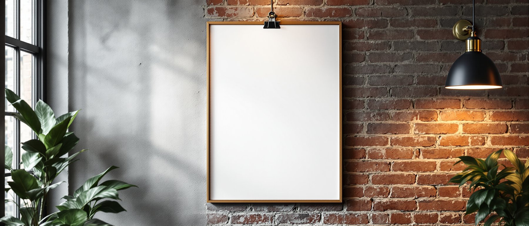 Poster Frame Mockup — Blank Template #126 — bulkmockup Digital Download | Blank Frame JPG | Commercial Licence Included | MockupBulk