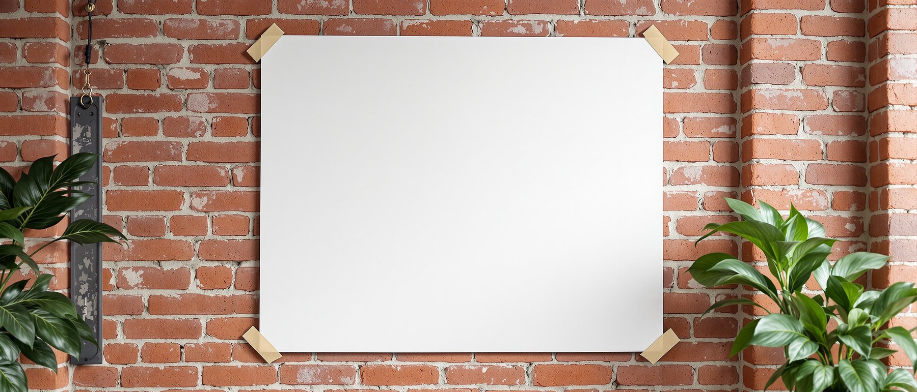 Poster Frame Mockup — Blank Template #130 — Print-on-Demand Frame Mockup | bulkmockup JPG | Commercial Licence | MockupBulk