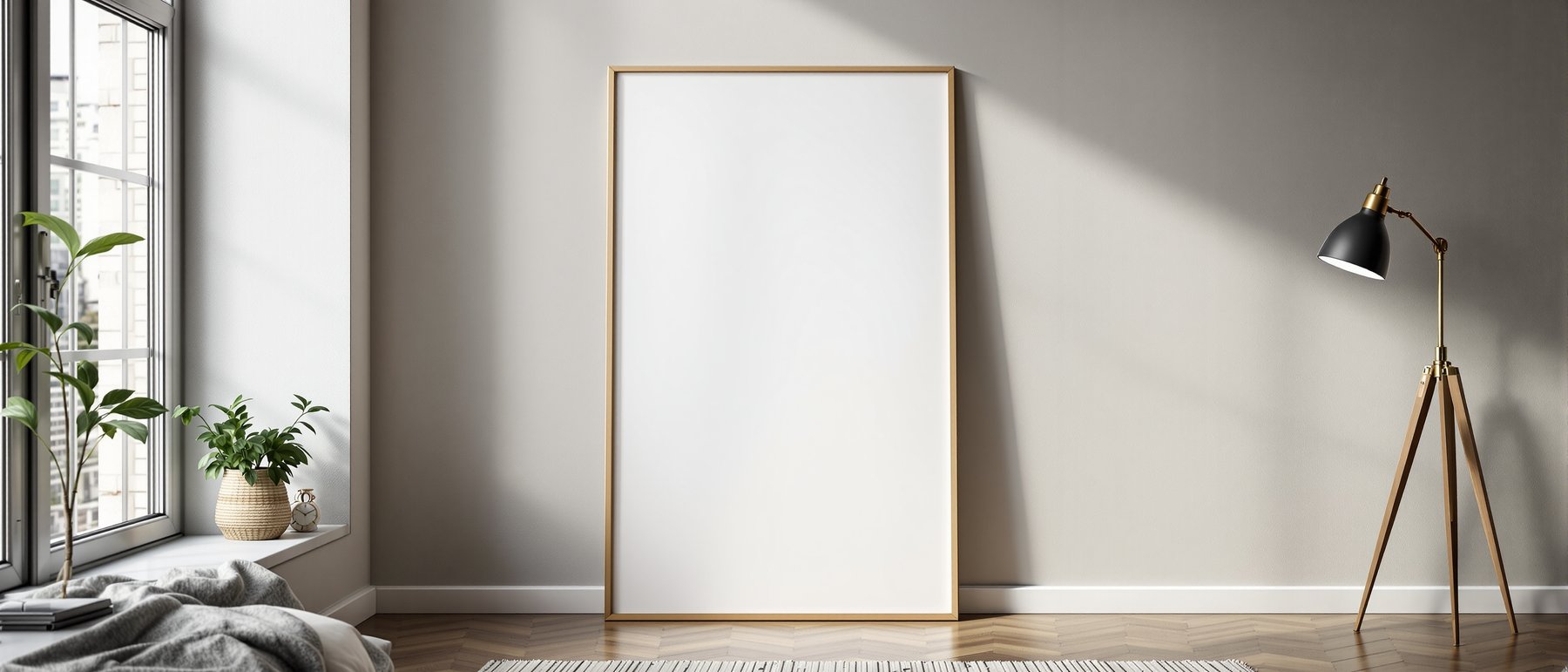 Poster Frame Mockup | Blank Template #131 | High-Resolution JPG | bulkmockup Template | For Etsy POD Print Sellers | MockupBulk