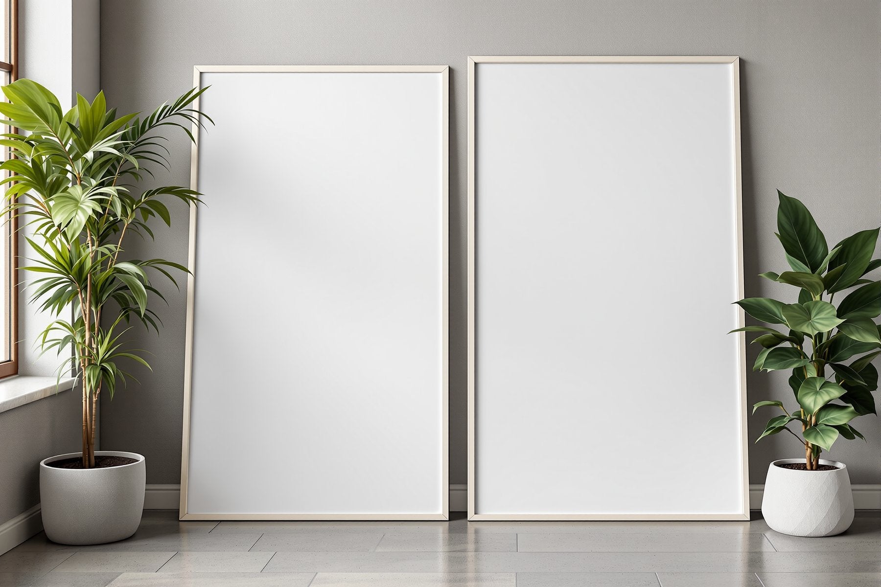 Poster Frame Mockup | Blank Template #132 — Print-on-Demand Frame Mockup | bulkmockup JPG | Commercial Licence | MockupBulk