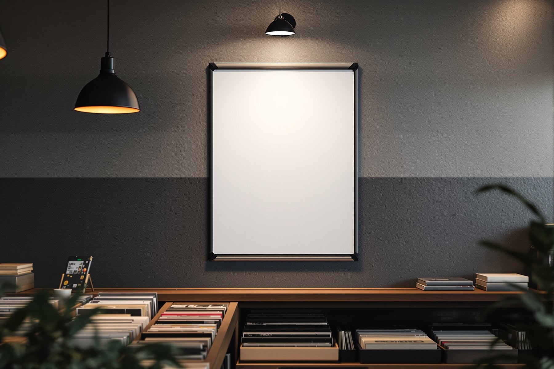Poster Frame Mockup | Blank Template #136 | Blank Frame Template for Etsy | bulkmockup JPG Download | Commercial Use | MockupBulk