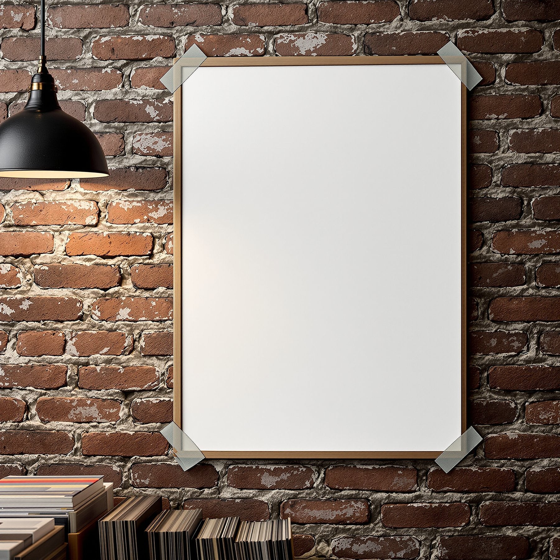 Poster Frame Mockup | Blank Template #137 — Print-on-Demand Frame Mockup | bulkmockup JPG | Commercial Licence | MockupBulk