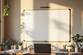 Poster Frame Mockup — Blank Template #139 — Blank Frame Template for Etsy | bulkmockup JPG Download | Commercial Use | MockupBulk