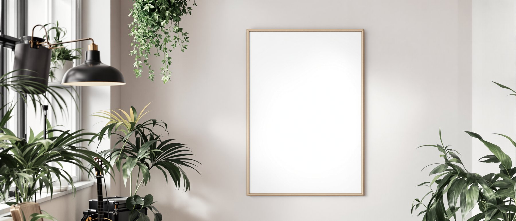 Poster Frame Mockup | Blank Template #141 — bulkmockup Digital Download | Blank Frame JPG | Commercial Licence Included | MockupBulk
