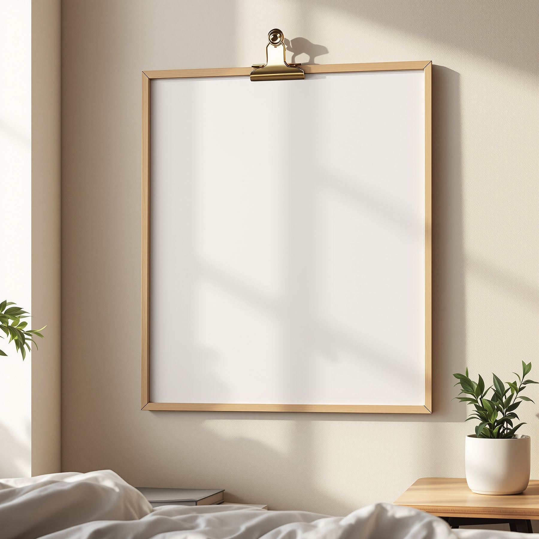 Poster Frame Mockup | Blank Template #151 — Empty Frame Mockup Template | JPG Digital Download | Commercial Licence | bulkmockup Shop