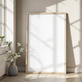 Poster Frame Mockup, Blank Template #152 | Blank Frame Template | High-Res JPG Instant Download | Commercial Use | bulkmockup | MockupBulk
