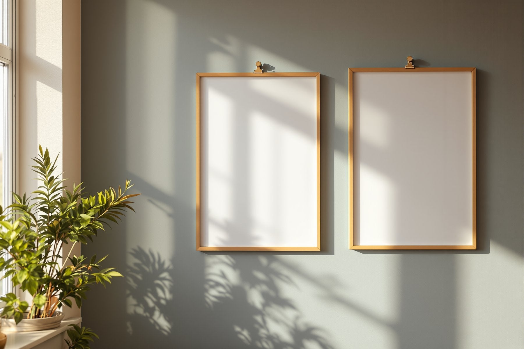 Poster Frame Mockup — Blank Template #155 — Empty Frame Mockup Template | JPG Digital Download | Commercial Licence | bulkmockup Shop