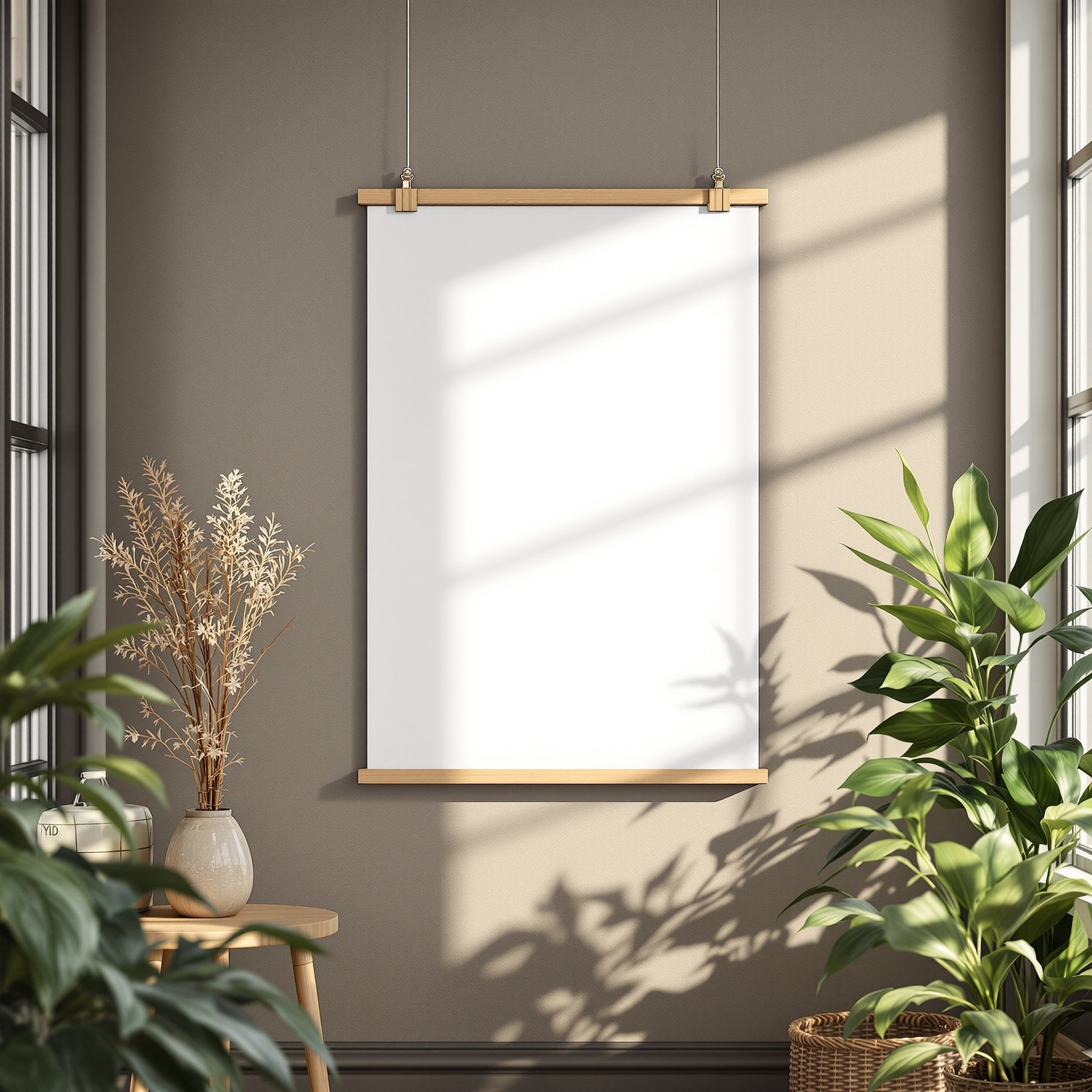 Poster Frame Mockup, Blank Template #156 | bulkmockup Blank Frame Template | High-Res JPG | Commercial Licence | MockupBulk