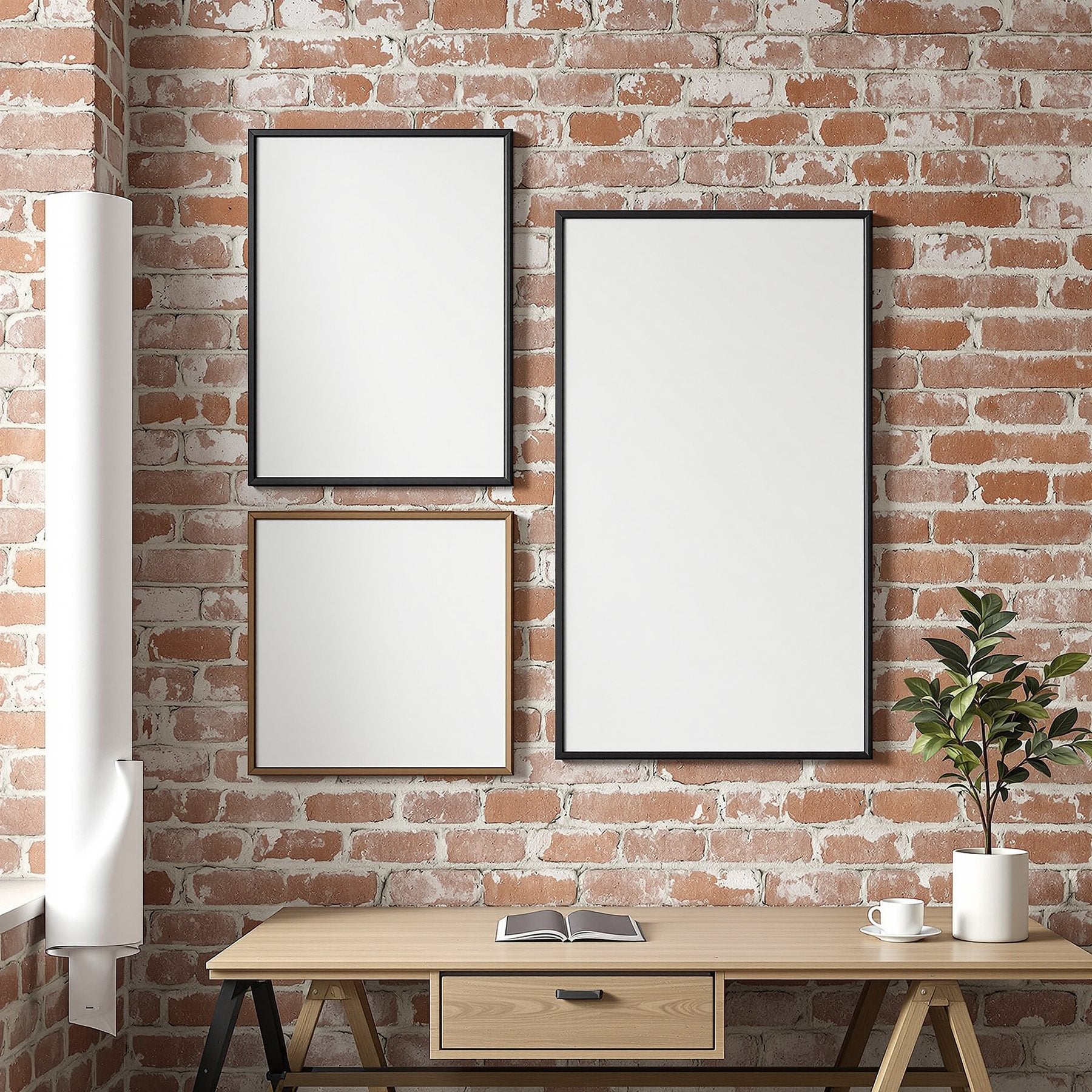 Poster Frame Mockup, Blank Template #162 | High-Resolution JPG | bulkmockup Template | For Etsy POD Print Sellers | MockupBulk
