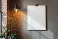 Poster Frame Mockup — Blank Template #165 — High-Res Frame Template JPG | bulkmockup Mockup Store | Commercial Use | MockupBulk